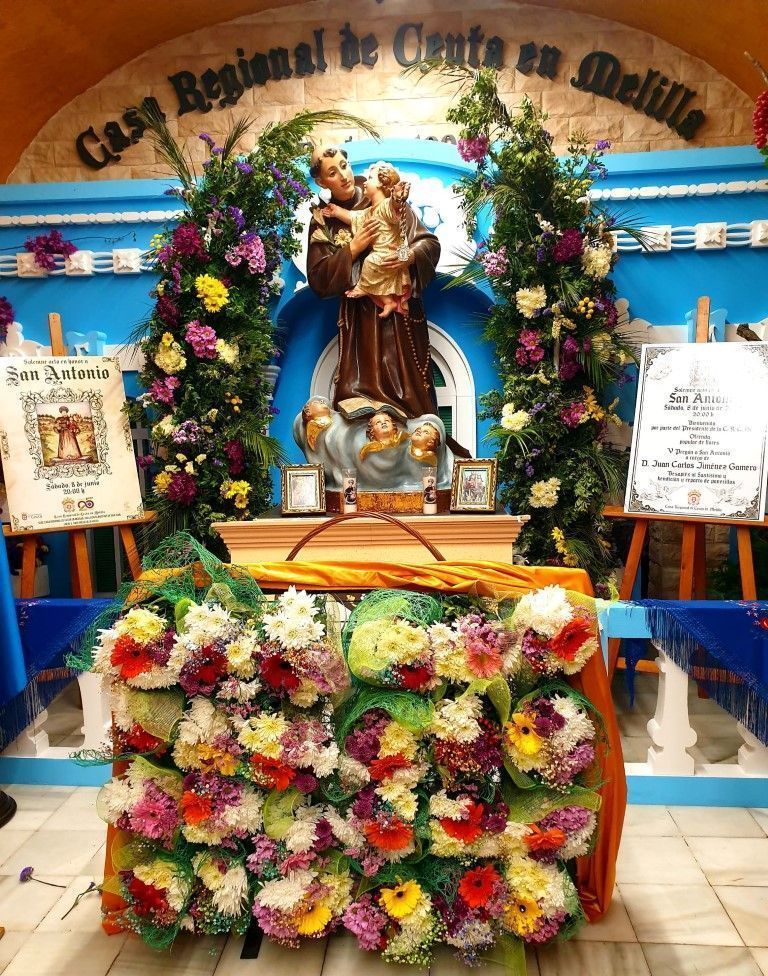 La Casa de Ceuta en Melilla también celebra la festividad de San Antonio